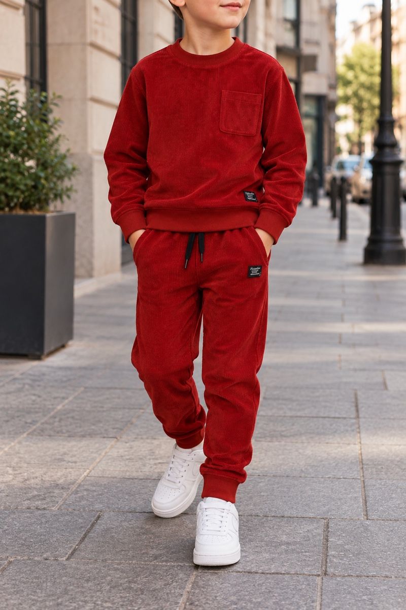 H&M Completi: ENSEMBLE EN MAILLE ENFANT ROUGE – Nuovo (secondo la descrizione) da Lausanne venduto da mar_6snp