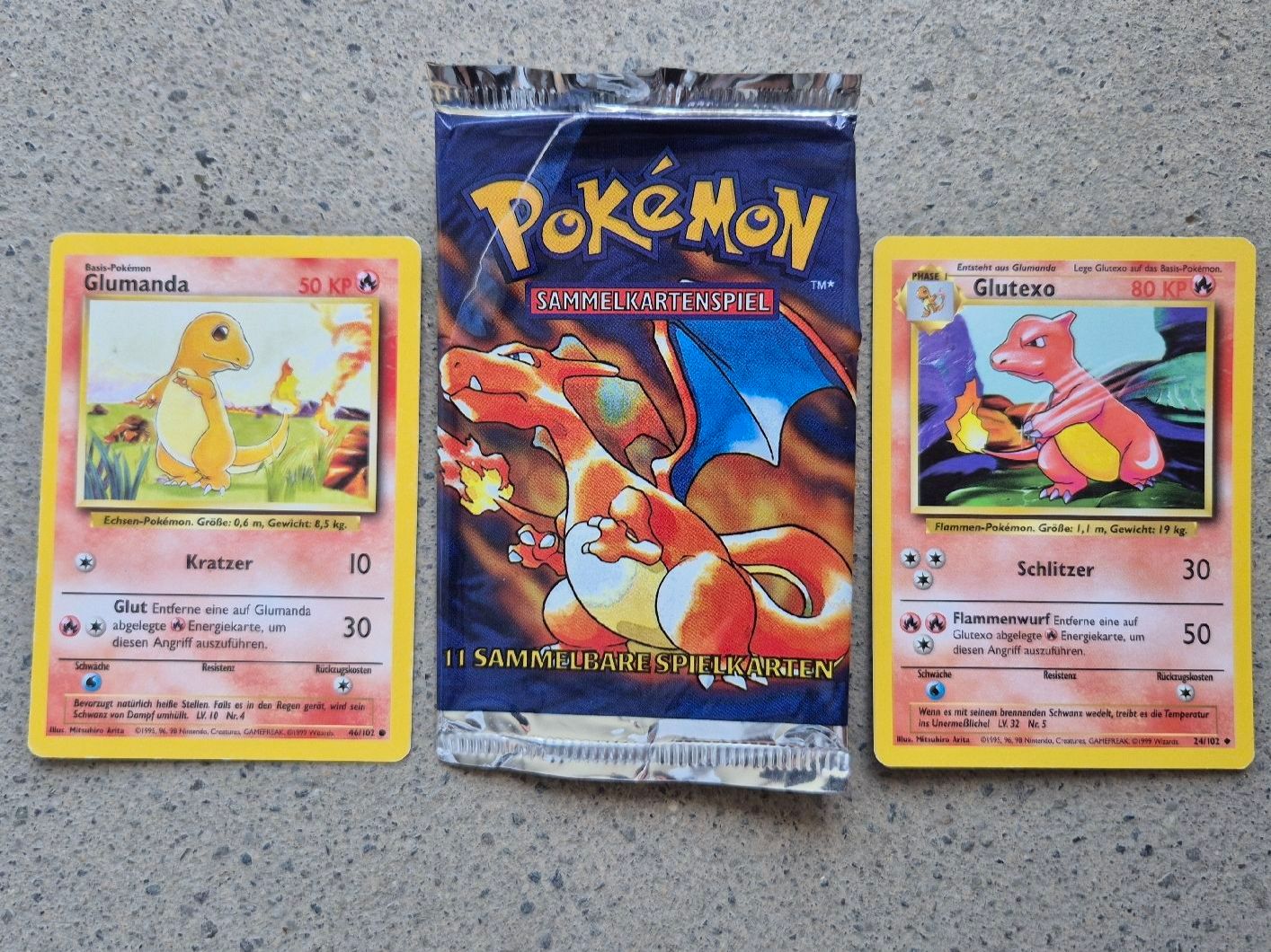 Pokémon Carte collezionabili: Pokémon glurak booster base leer charizard+ glumanda glutexo – Usato da Ursy venduto da RetroBebar777