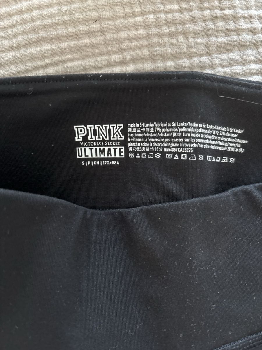 Leggings: Pink Ultimate Leggings, Schwarz, Gr. S, – Usato da Wabern venduto da est_jw6s 2