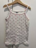 Petit Bateau Mädchen-Tanktop, Grösse 10 Jahre, rosa Punkte.