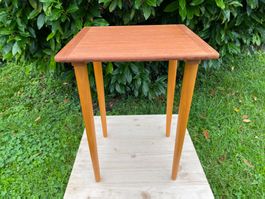 Teak Bleie Møbelfabrikk Norwegen Hocker Skandinavisch