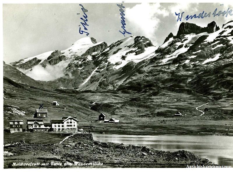 Cartoline postali: Melchseefrutt - mit Titlis + 1939 – Usato da Emmenbrücke venduto da teestube