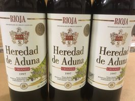 3bts  Heredad de Aduna Crianza Rioja Spain 1997