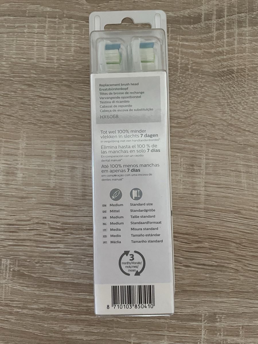 Philips Sonicare Zahnpflege: Philips Sonicare W2 Ersatzbürstenköpfe weiss 6 Stk – Neu (gemäss Beschreibung) aus Mauren von ste_t6yg 1