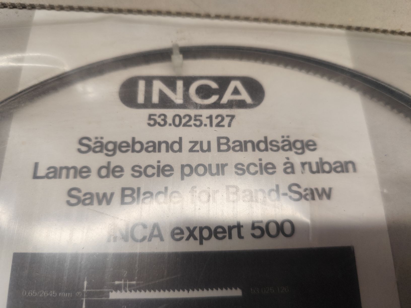 Inca Scies: INCA Bandsägeblatt – Neuf avec emballage d'origine à Hellbühl par 30R_R30 1