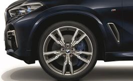 Orignial BMW X5 X6 Felgen 22 Zoll M V-Speiche 747