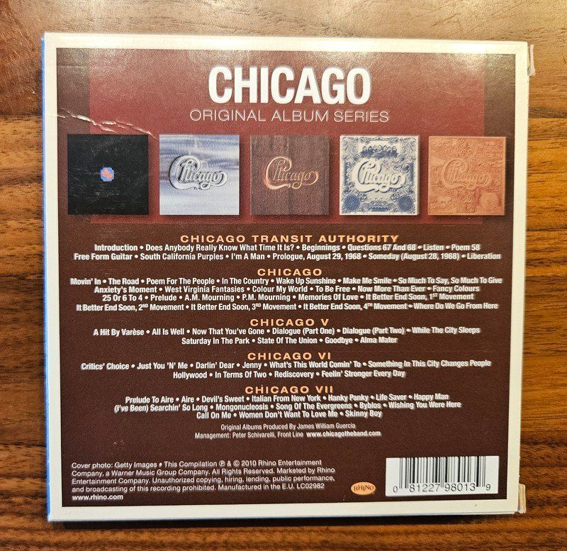 CD: CD collection "Chicago" (5 Alben) – Usato da Zürich venduto da phillyboy2007 1