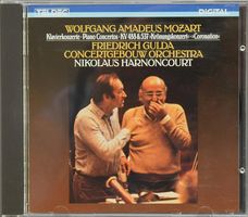 Mozart Klavierkonzerte Nr 26 & Nr 23 Gulda Harnoncourt - CD