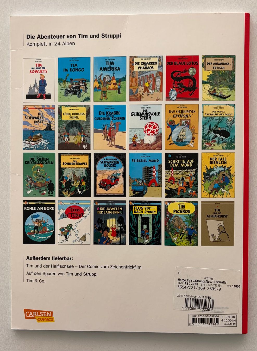 Fumetti: Tim + Struppi - Schritte auf dem Mond – Usato da Biel/Bienne venduto da Meshe12 1