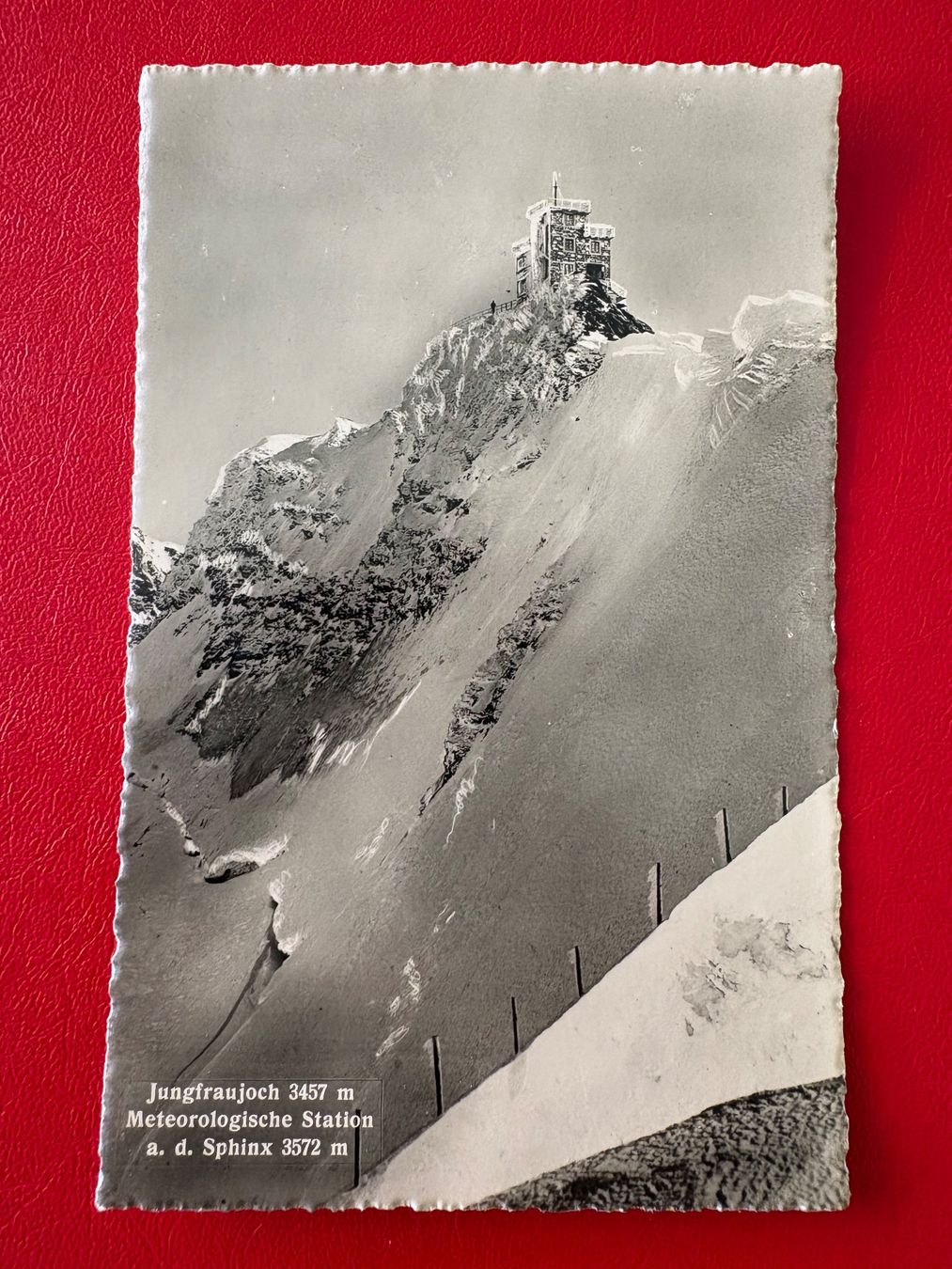Cartoline postali: Jungfraujoch - Meteorologische Station - Sphinx – Usato da St-Légier-La Chiésaz venduto da Theo005
