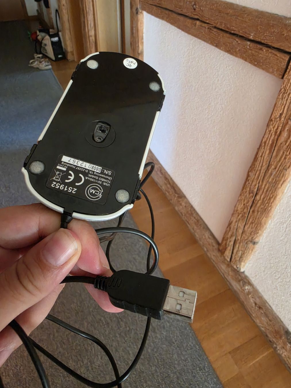 Maus: Computer Maus Auto Form Silber USB Kabel – Gebraucht aus Niederrohrdorf von Sabrina1041 2