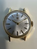 Tissot Damenuhr Vintage, mechanisch, Handaufzug, Gold.