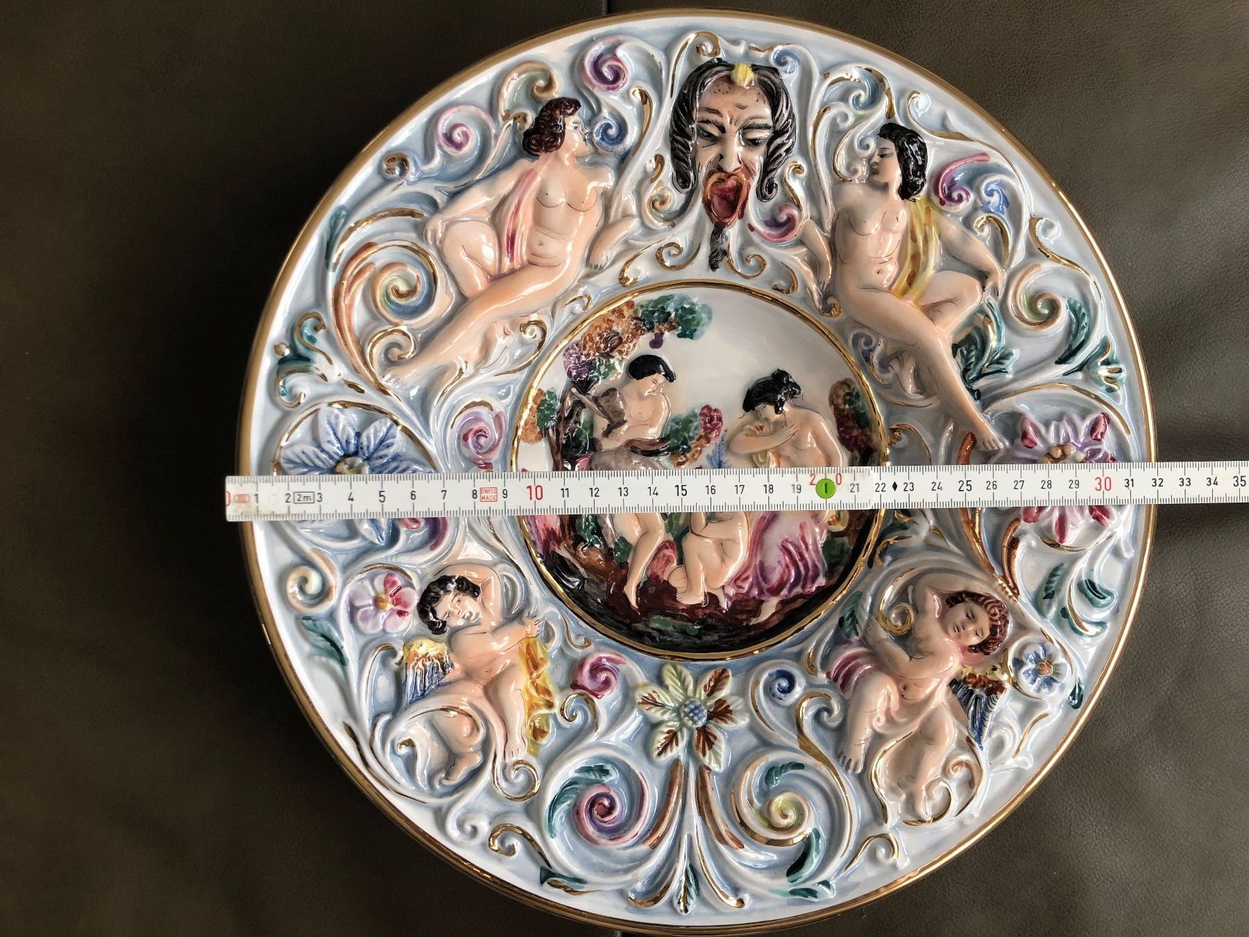 Piatti: Teller R. Capodimonte Italy 32 cm – Usato da Nunningen venduto da anclaudia 5
