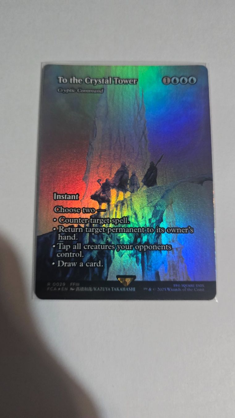Magic The Gathering Carte collezionabili: MTG Cryptic command foil Final Fantasy mint – Nuovo (secondo la descrizione) da Fribourg venduto da japanaddict