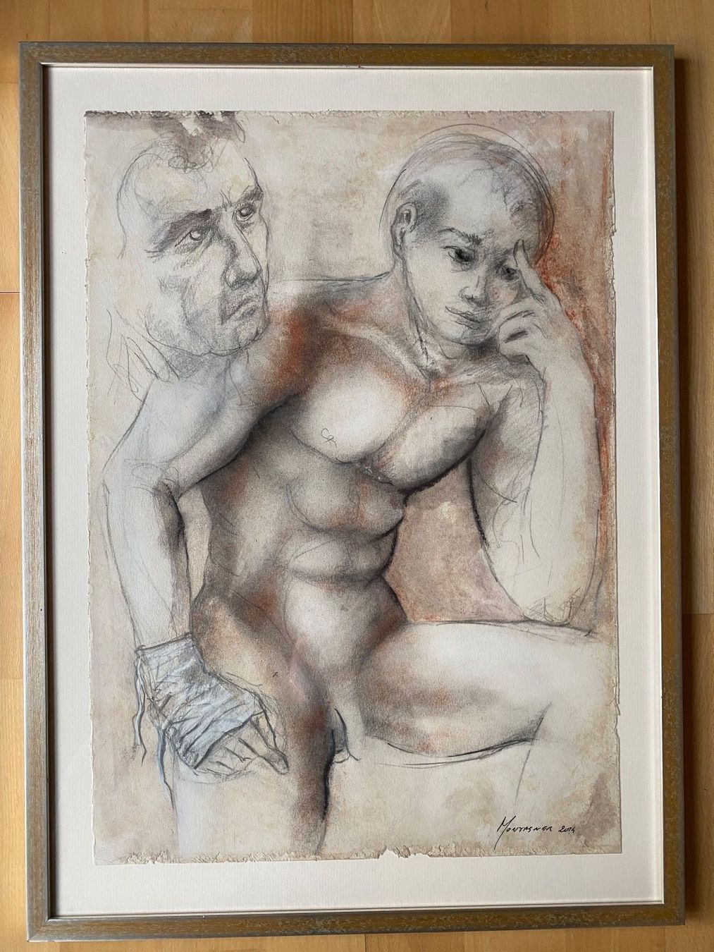 Tableaux: 2 Zeitgenössische Bilder Athleten – D'occasion à Rünenberg par Fendi02 1