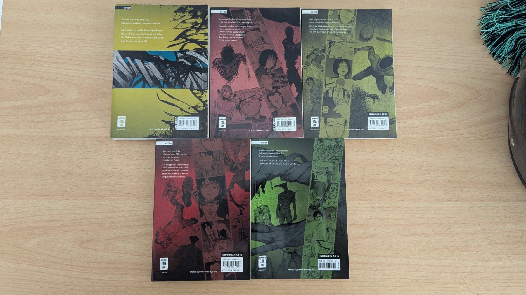 BD: Ajin 1 bis 5 – D'occasion à Rudolfstetten par Unaaffchen 1