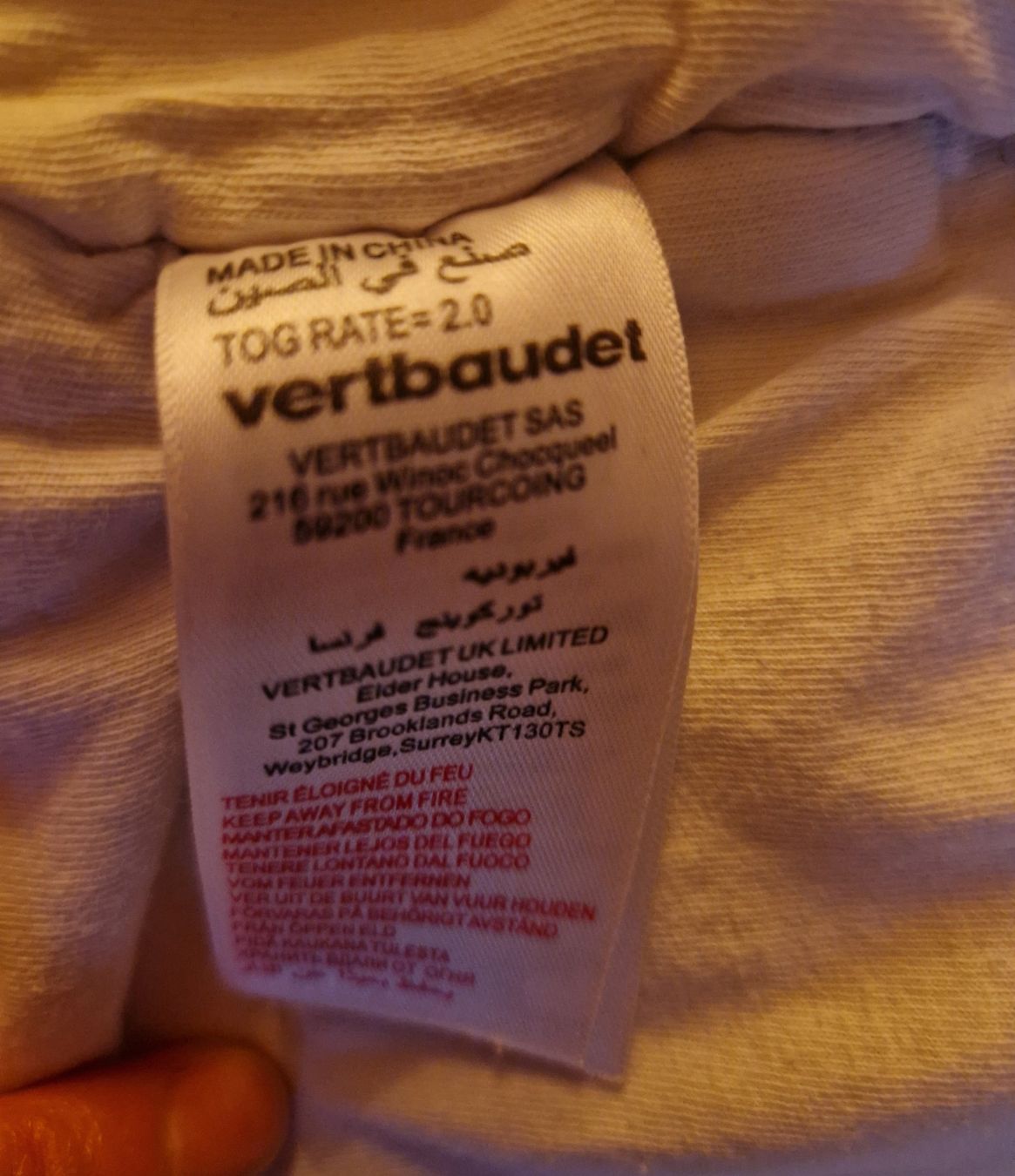 Vertbaudet Sacchi a pelo: Babyschlafsack 68cm, TOG 2.0 – Usato da Dreien venduto da vaniih93 3