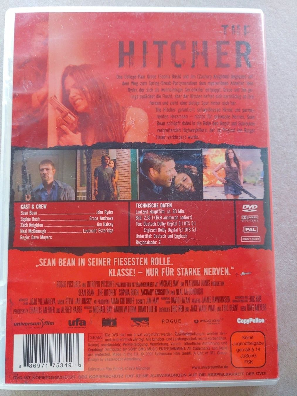 Alle DVDs: 📀🎬 - DVD "The Hitcher" – Gebraucht aus Männedorf von Pacer19 1