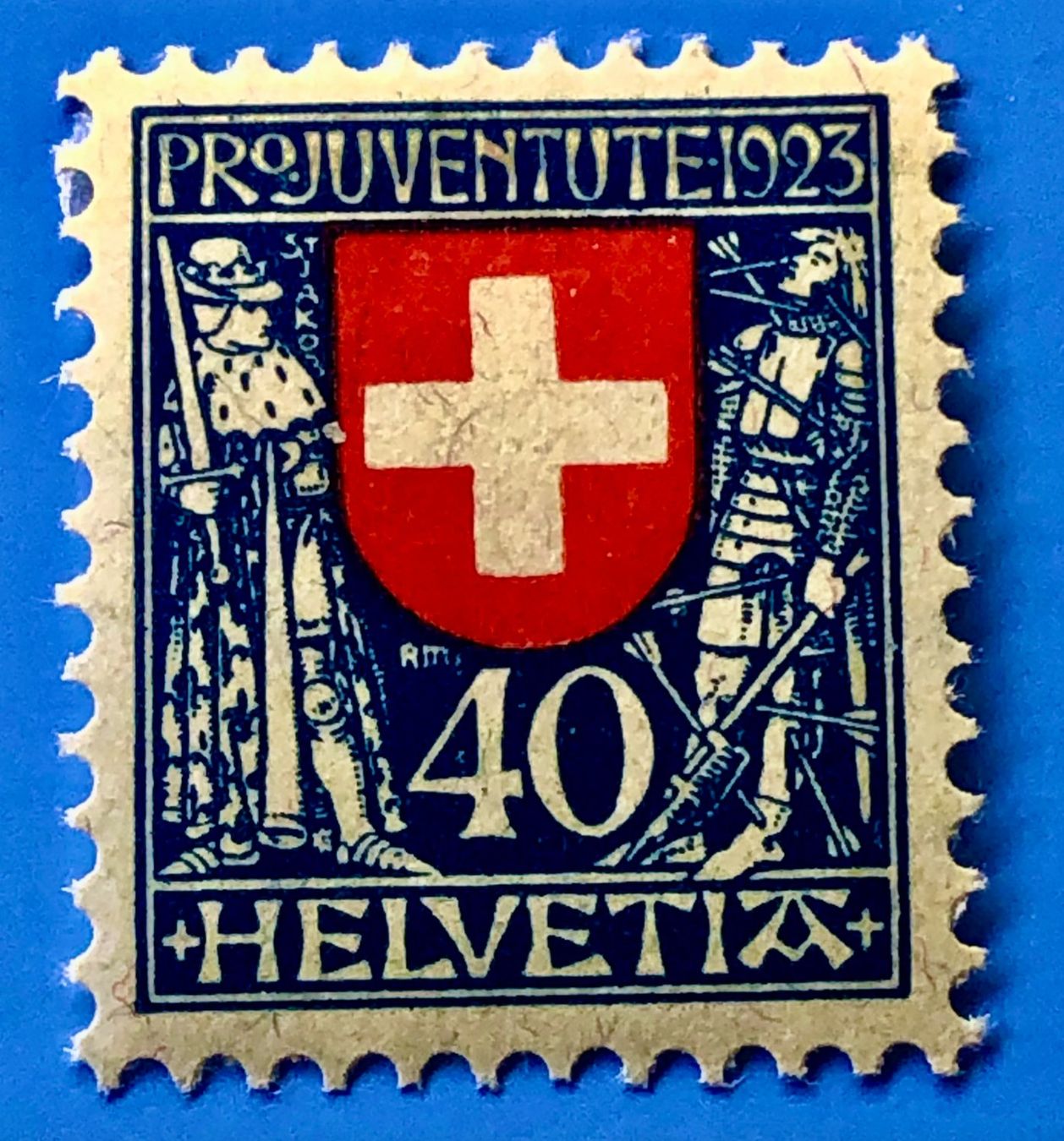 Tutti i francobolli: Nr.J 24 Briefmarken ungestempel     – Usato da Aarau venduto da Billa007