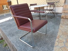 Freischwinger Sessel 70er Jahren