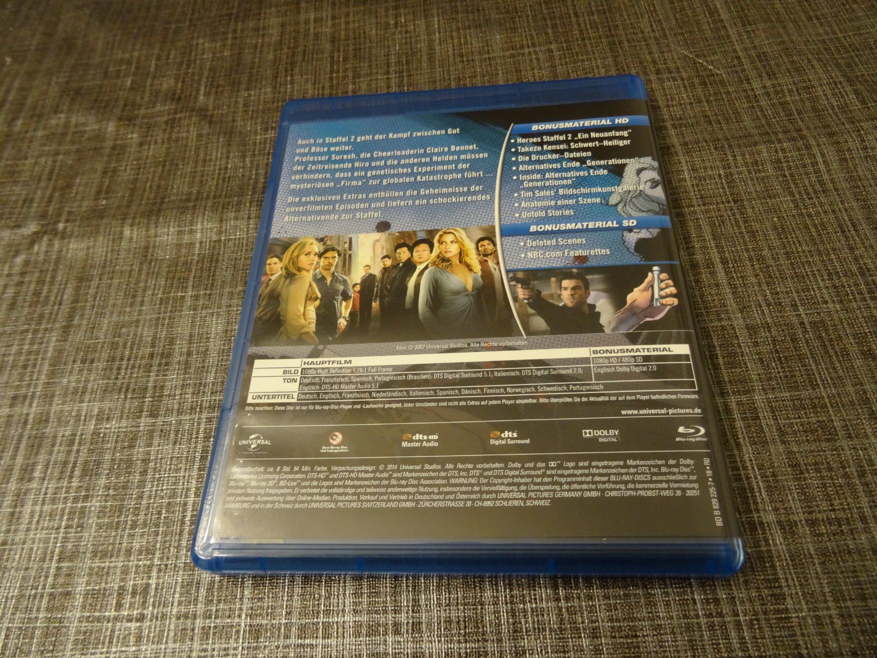 Tutti i DVDs: Heroes - Staffel 2 BLU-RAY – Usato da Olten venduto da Disc-Ausverkauf 2