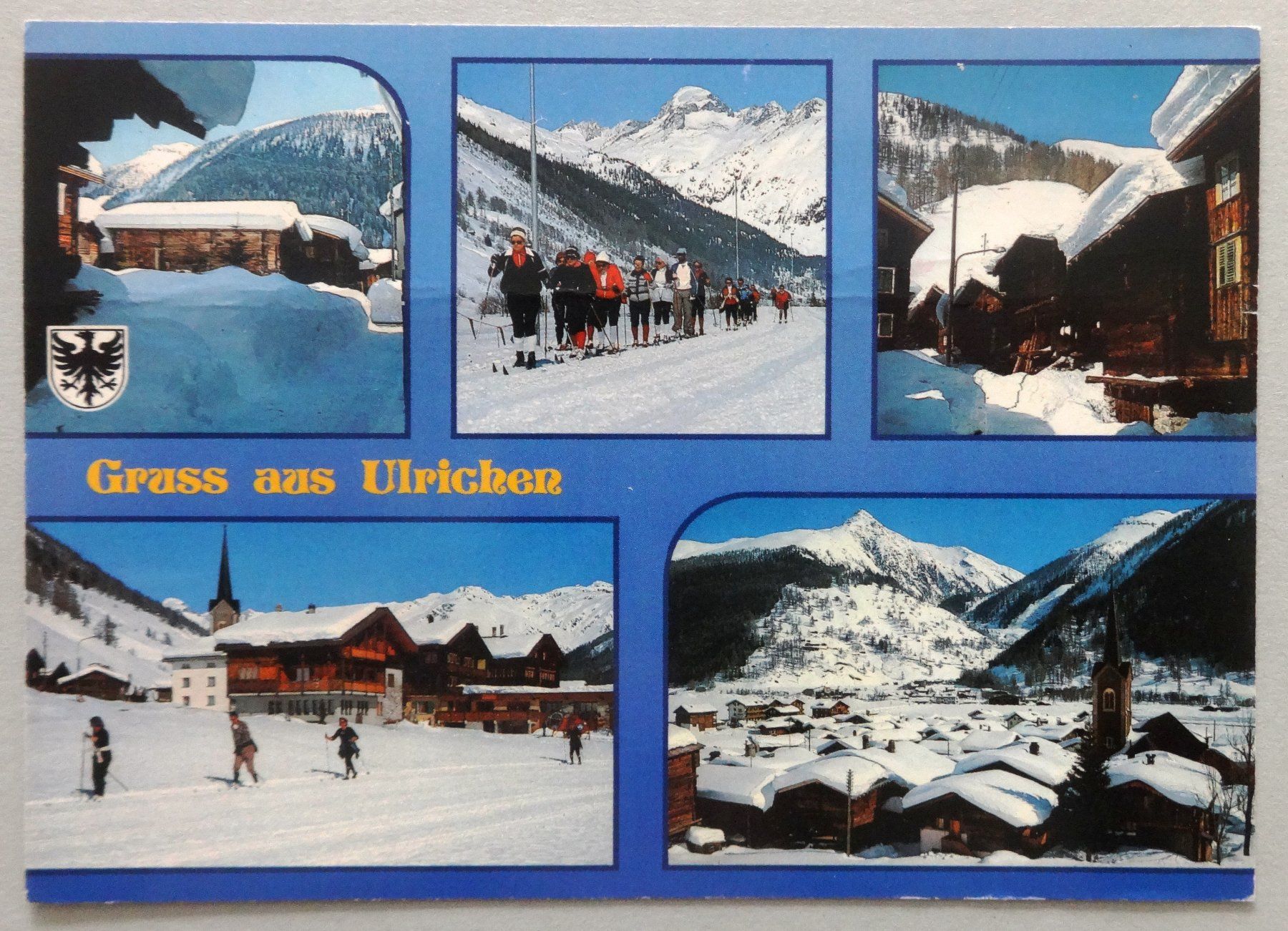 Cartoline postali: Ulrichen  1347 m im Goms – Difettoso da Fétigny venduto da Billy2miny