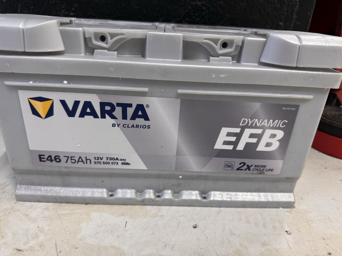 Batterie: Neue Varta batterie 75ah 12v 730a efb auto – Nuovo (secondo la descrizione) da Künten venduto da tot_bw26 1