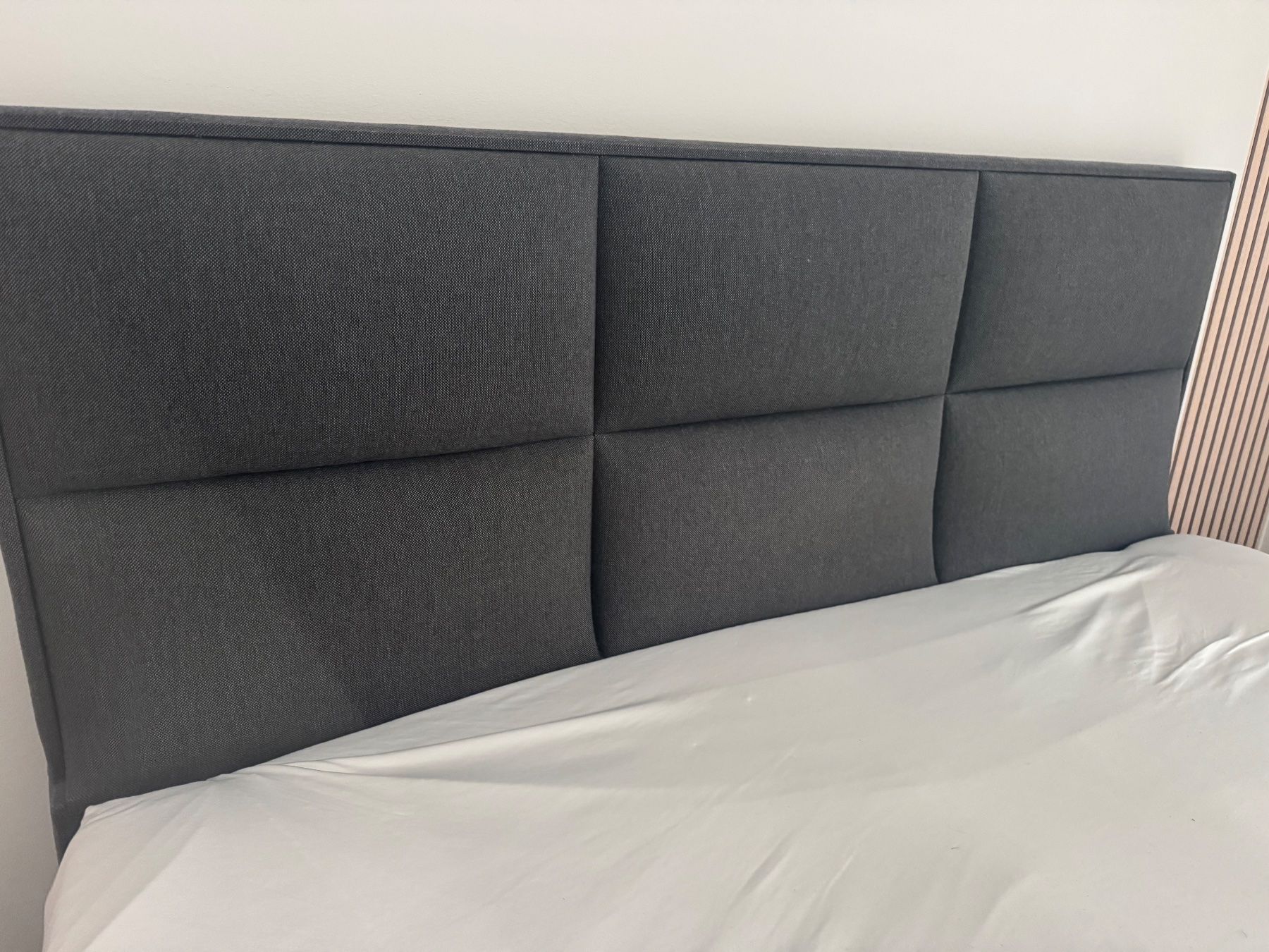Letti: Boxspringbett grau mit Kopfteil gute Zustand 180x200cm – Usato da Oberkulm venduto da tes_799n 2