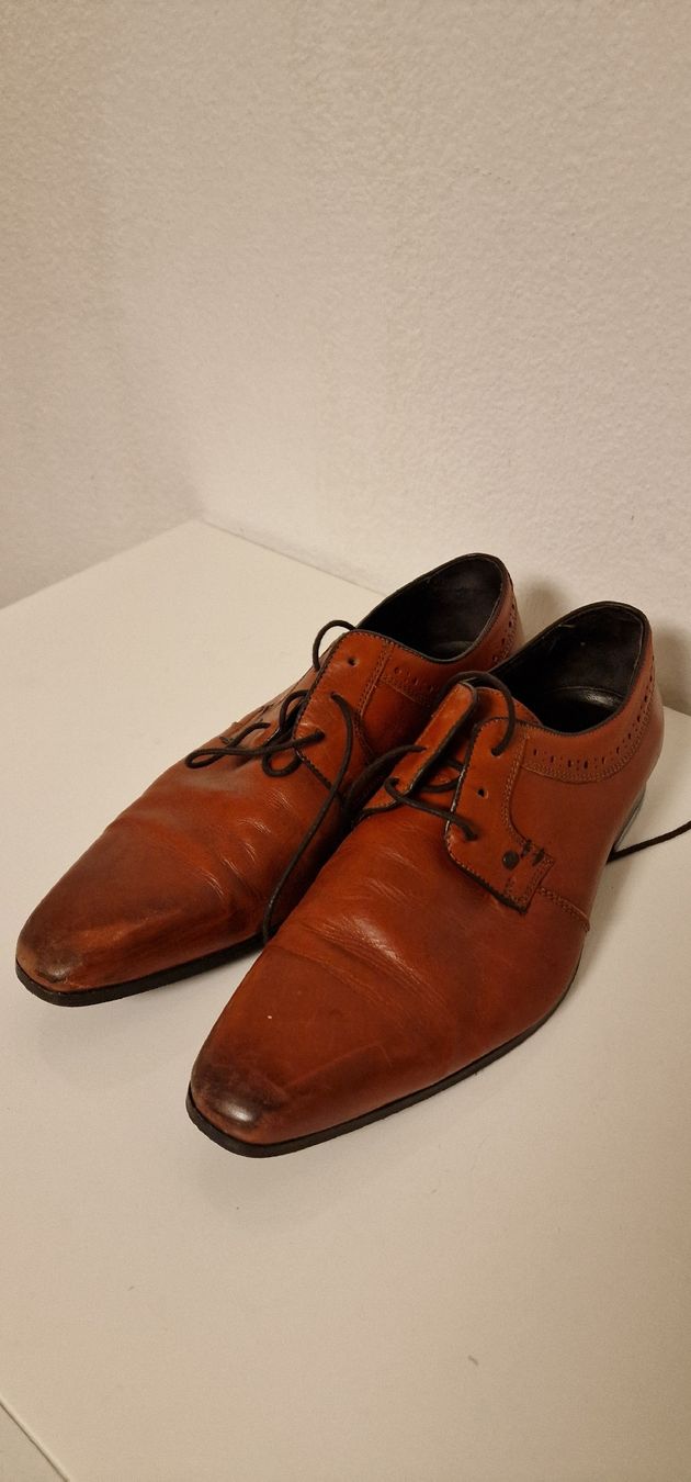 Avant Premiere Scarpe da uomo: Herrenschuhe, braunes Leder – Usato da Zürich venduto da Abrar123 3
