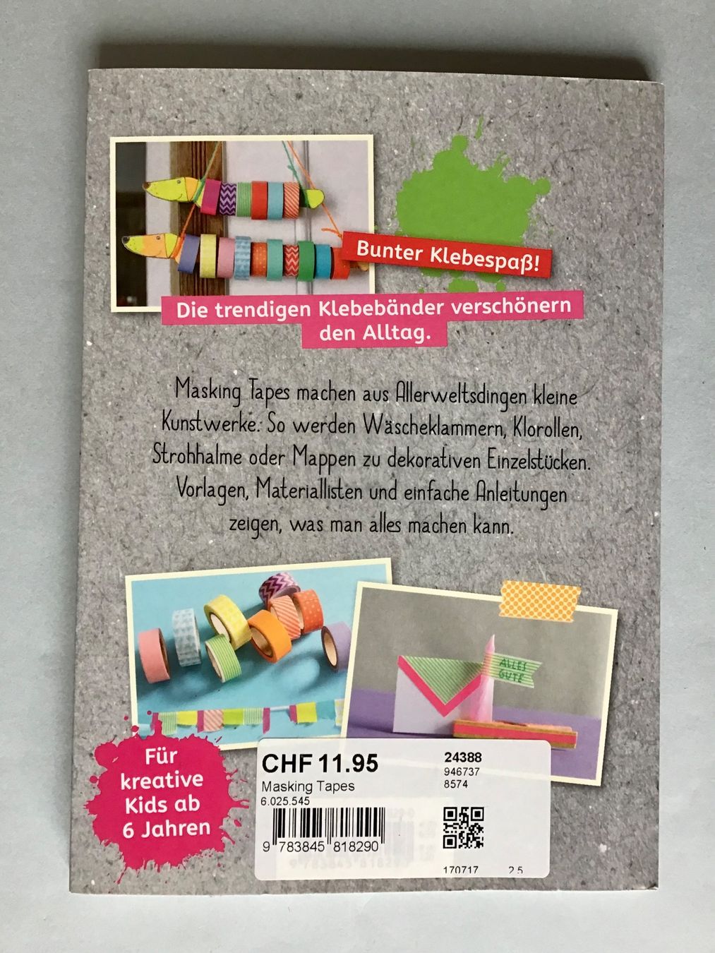 Libri: Buch: MASKING TAPES – Usato da Bubendorf venduto da Alpenheidi 1