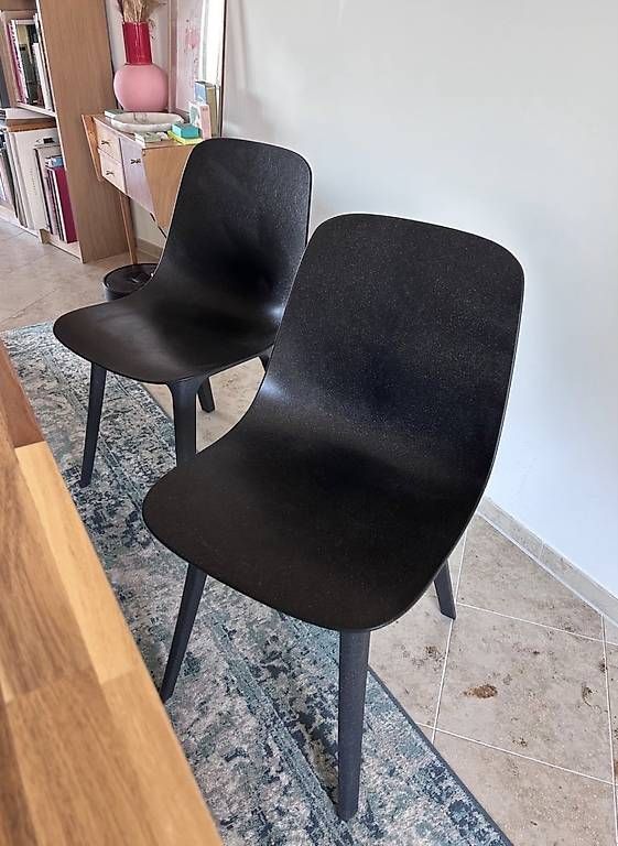Sedie: Pair of Elegant Black Dining Chairs - ODGER – Usato da Zürich venduto da sho_9z5j