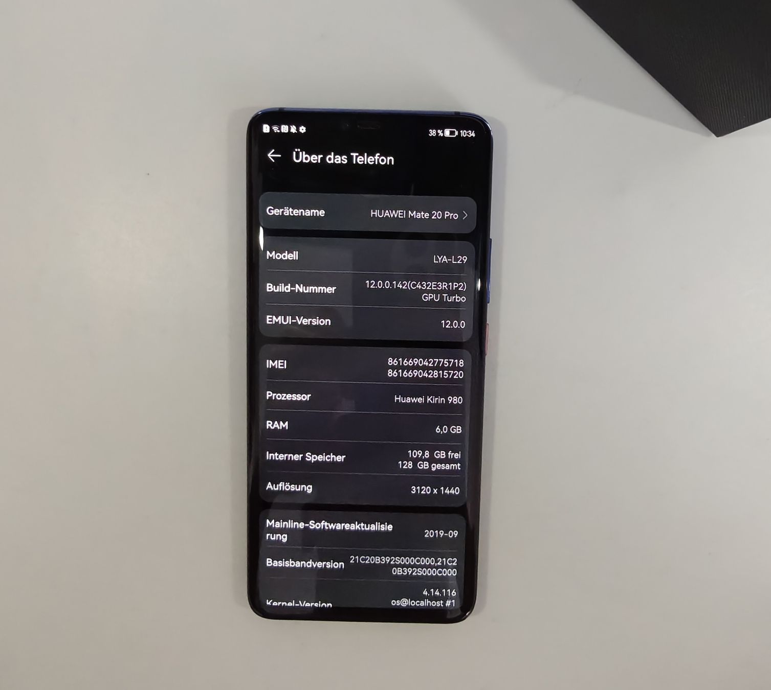 Huawei Telefoni cellulari / Smartphones: Huawei Mate 20 Pro im Orginal Verpackung. – Difettoso da Ehrendingen venduto da Rocky985 2