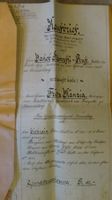 Antiker Kaufbrief Rumisberg 1911