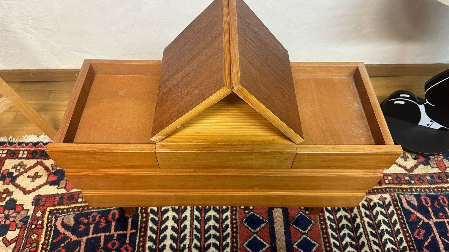 Kommoden: Mid Century Kommode mit 2 Klappschubladen - Vintage – Gebraucht aus Schlieren von Norauro 3