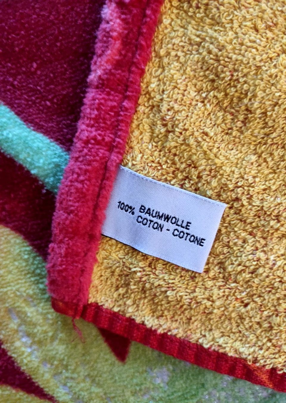 Teli da bagno: Strandtuch rot – Nuovo (secondo la descrizione) da Luzern venduto da Luzern_Energy 2