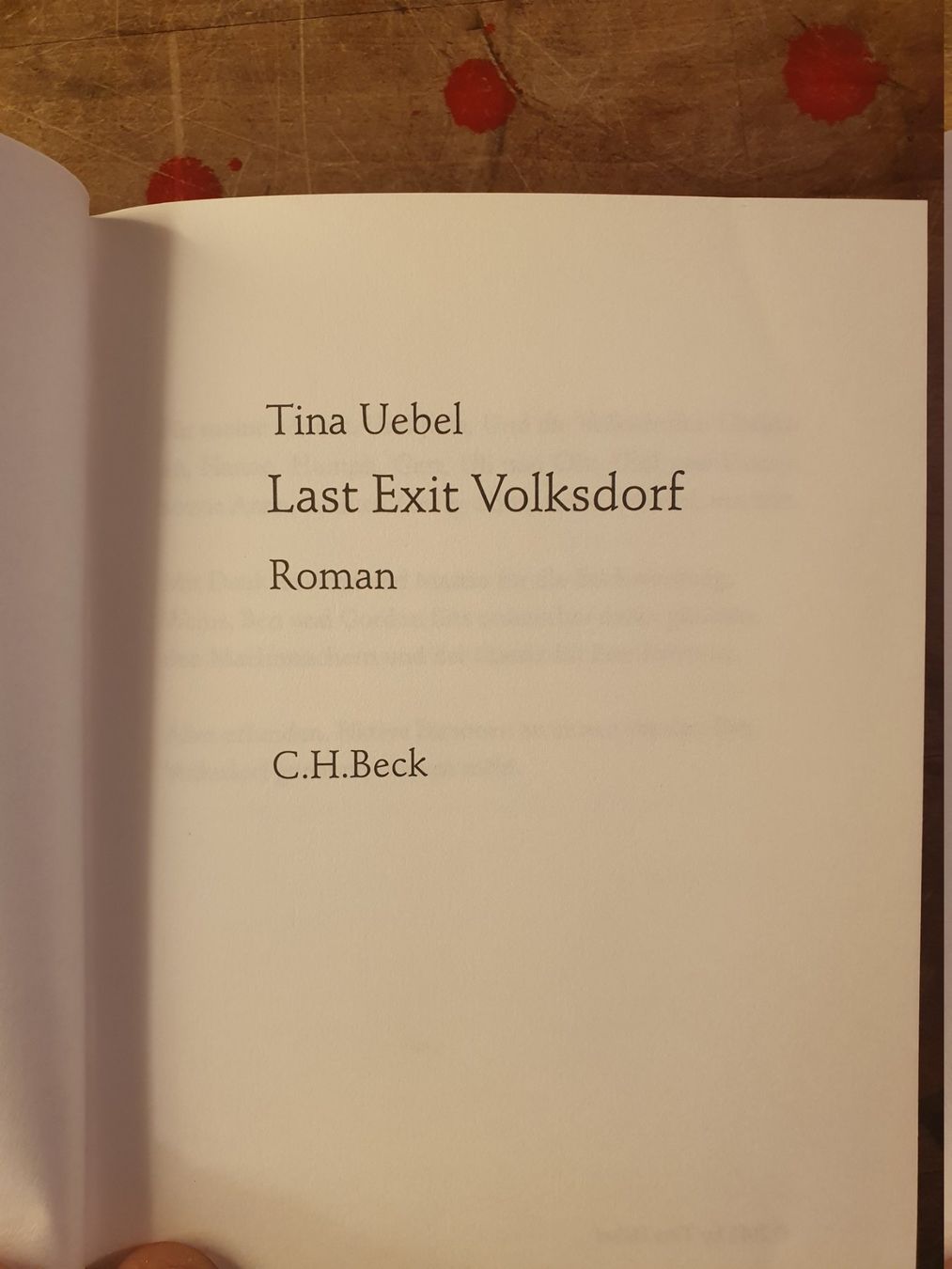 Libri: Last Exit Volksdorf - Tina Uebel – Usato da Zürich venduto da loosebone 2