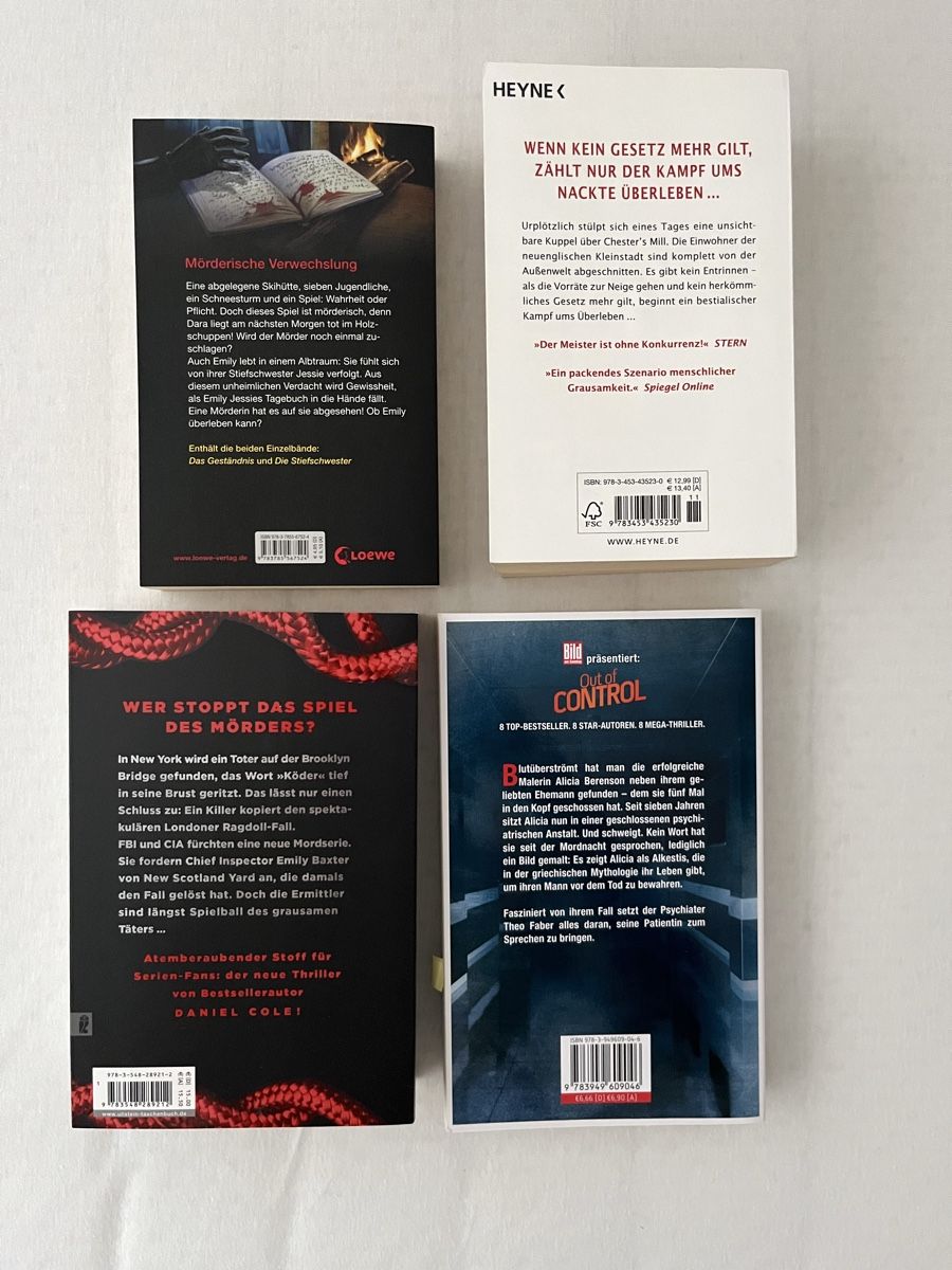 Libri: Thriller/ Psychothriller Bücher – Usato da Zürich venduto da JB23JB 1