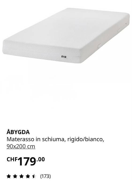 Materassi: Materassi Ikea – Nuovo e nell'imballaggio originale da Locarno venduto da sus_8kh2