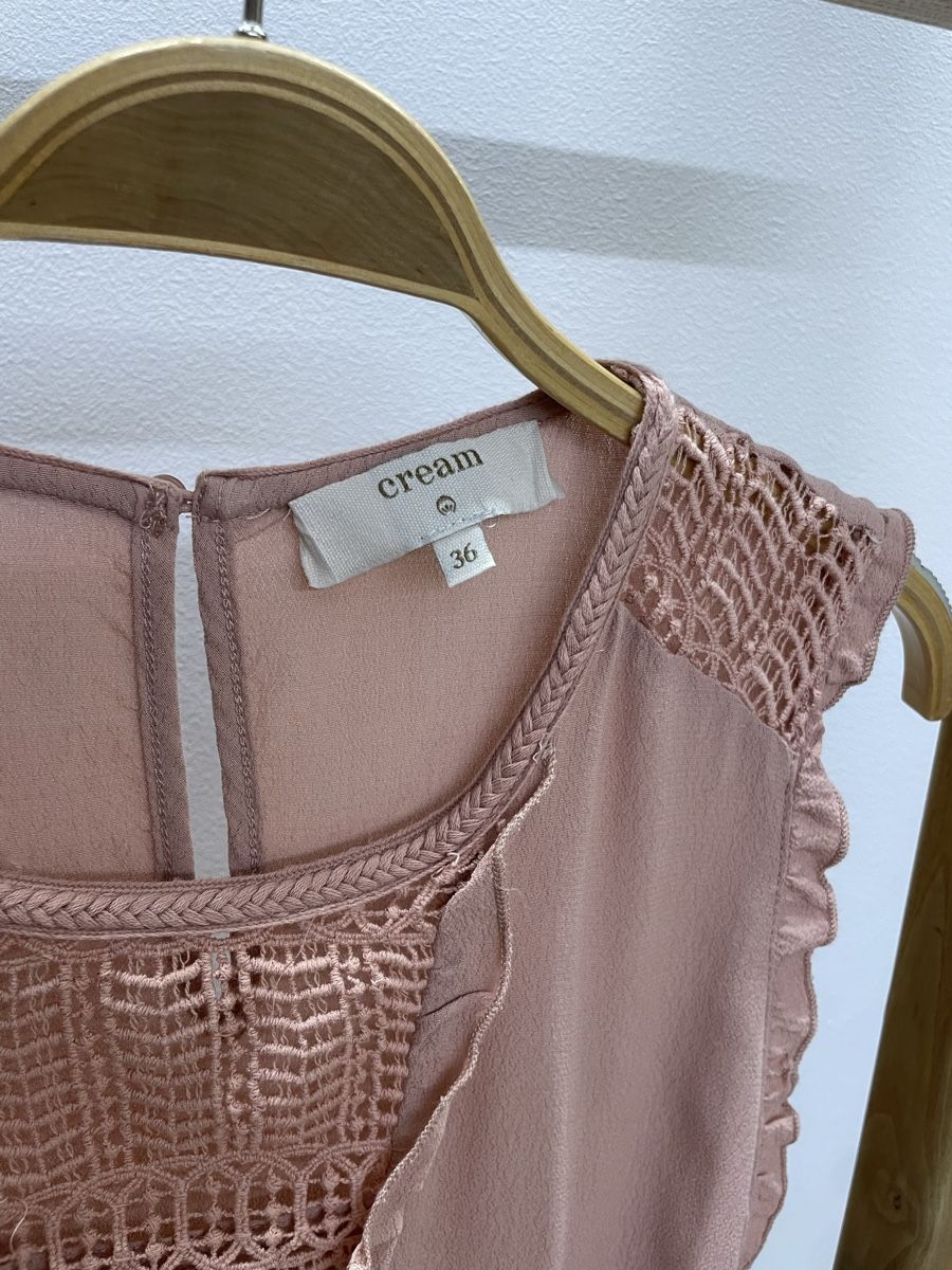Cream Kleider: Sommerkleid Cream Gr. 36 Rosa Spitze Boho Chic – Gebraucht aus Sirnach von Iemiroc 2