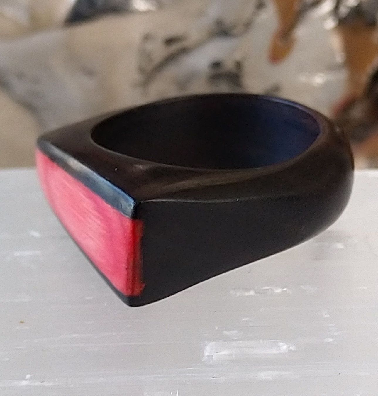 Ringe: EBENHOLZ RING - NATUR PUR - UNIKAT – Gebraucht aus Romanshorn von BoutiqueA 3