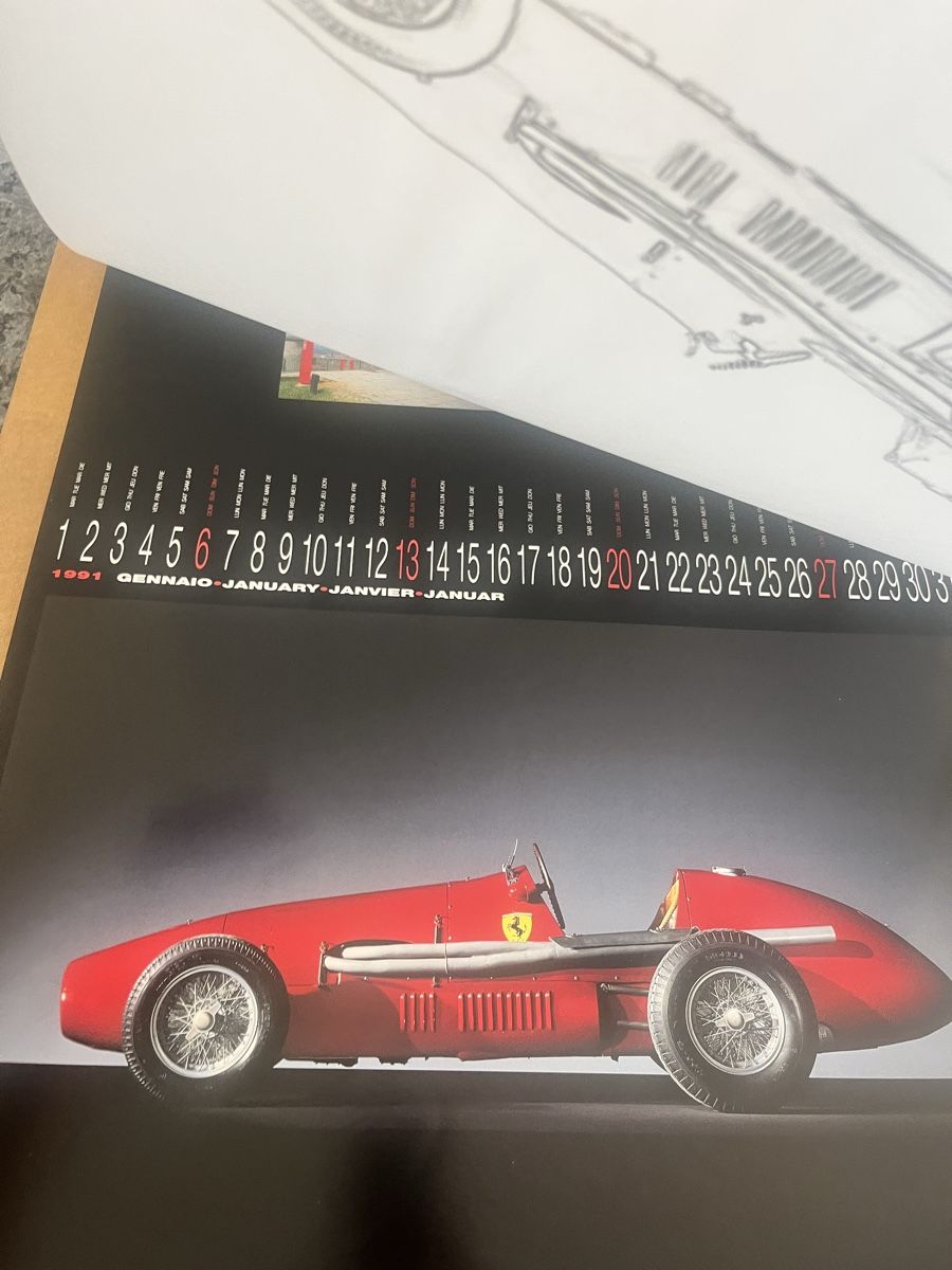 Ferrari Calendriers: Calendrier Ferrari 1991 série limitée  – D'occasion à Crissier par Texavery01 4