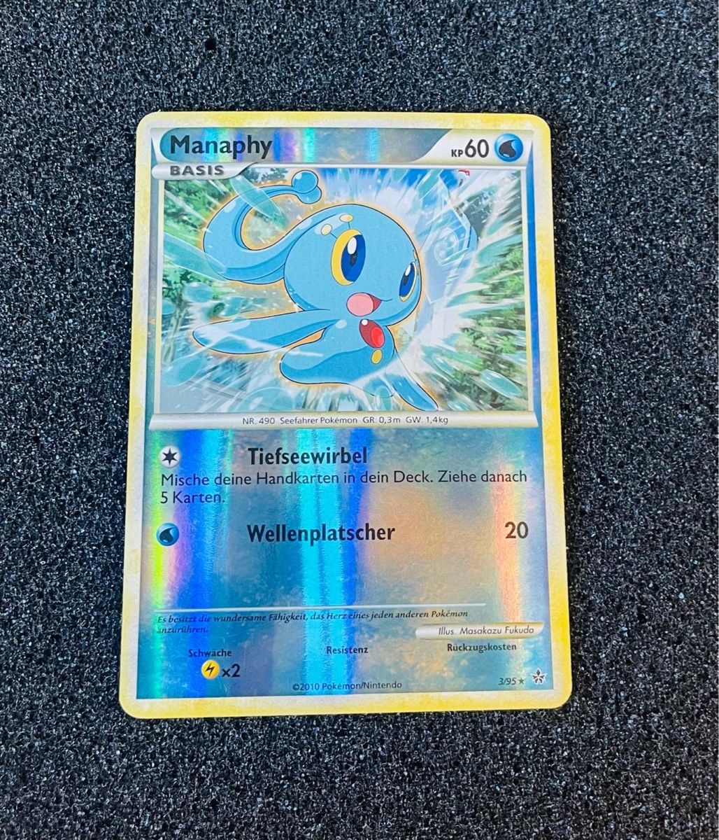 Pokémon Carte collezionabili: Manaphy Reverse Holo #3 Pokemon Unleashed – Nuovo (secondo la descrizione) da Affoltern am Albis venduto da andy1896