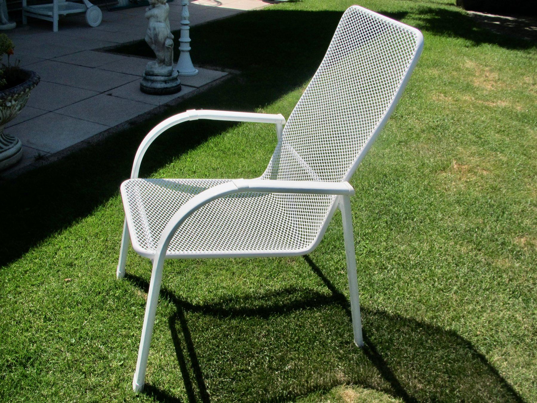 Pfister Sedie: 4 CHAISES EN METAL BLANCHE – Usato da Murten venduto da Selliot 2