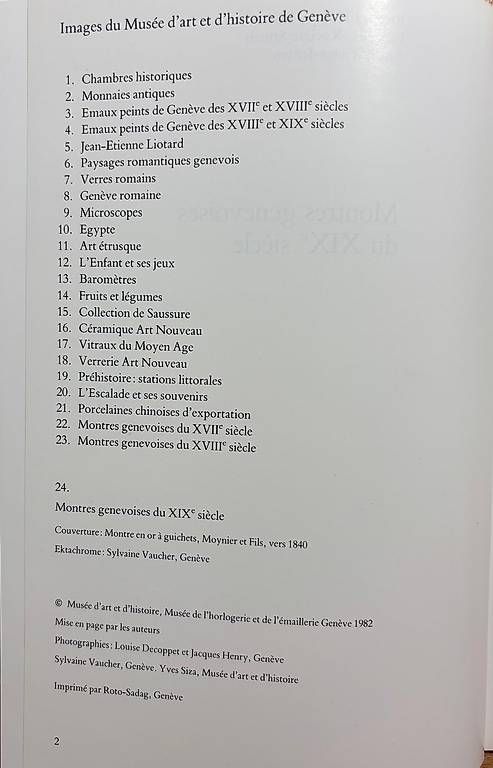Libri: Montres genevoise du XIXe siecle – Usato da Adliswil venduto da Heimite 1
