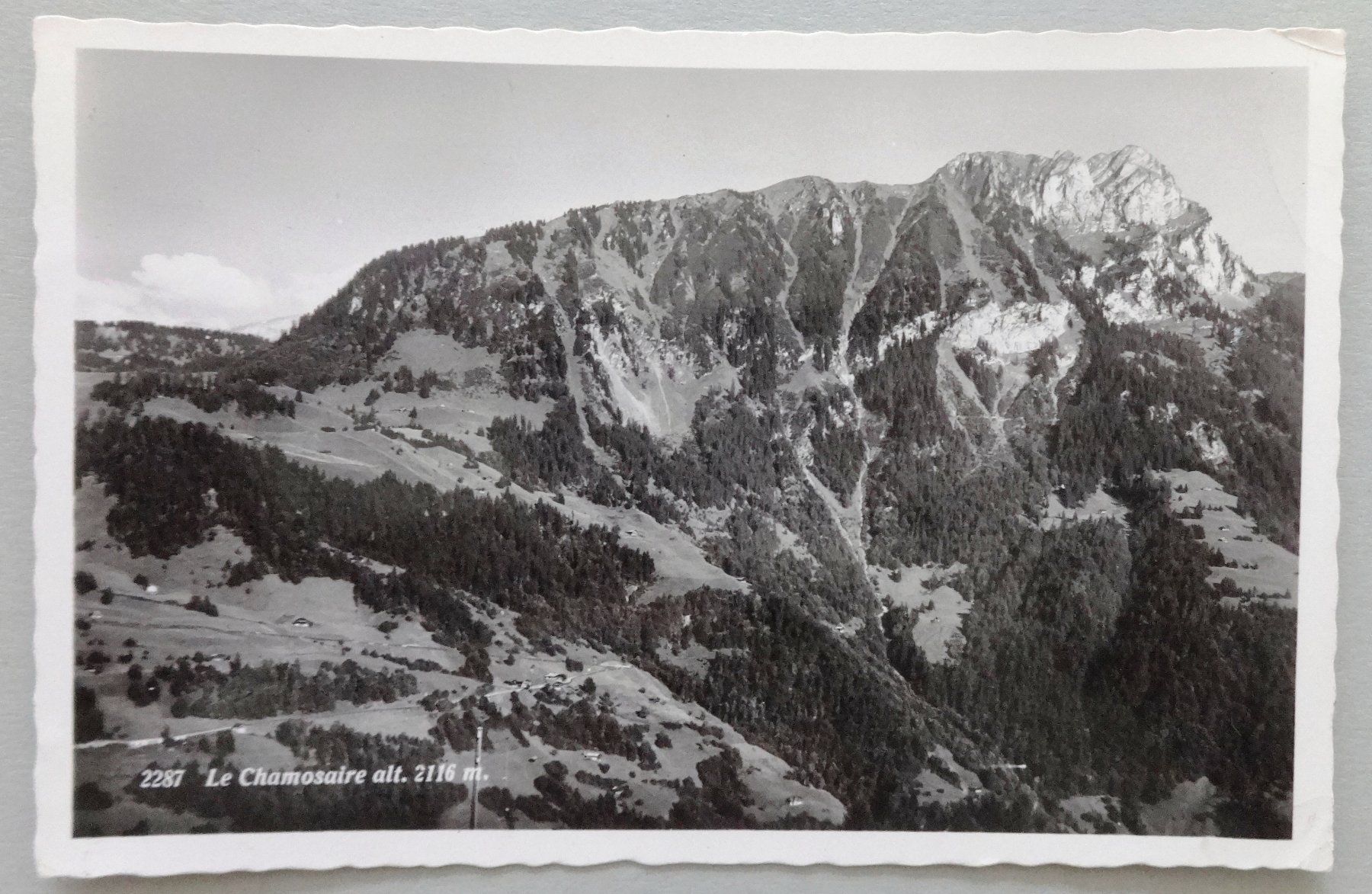 Cartoline postali: Le Chamosaire, alt. 2116 m – Difettoso da Fétigny venduto da Billy2miny