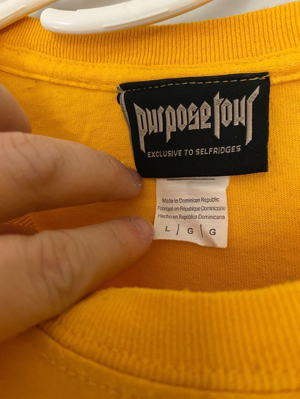 T-Shirts: Purpose Tour Shirt / Justin Bieber – Gebraucht aus Neftenbach von Vespa796 1