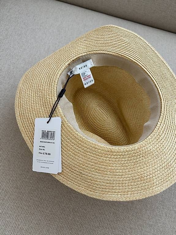 Copricapi, berretti & cappellini: Reiss Strohhut NEU mit Etikett – Usato da Lachen SZ venduto da dar_hjg9 3