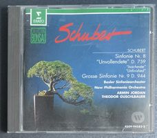 Klassik CD Schubert Sinfonie 8 Unvollendete, g. Sinfonie 9