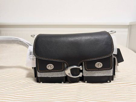 Coach Cargo Soft Tabby Schwarz  NEU mit Etikett
