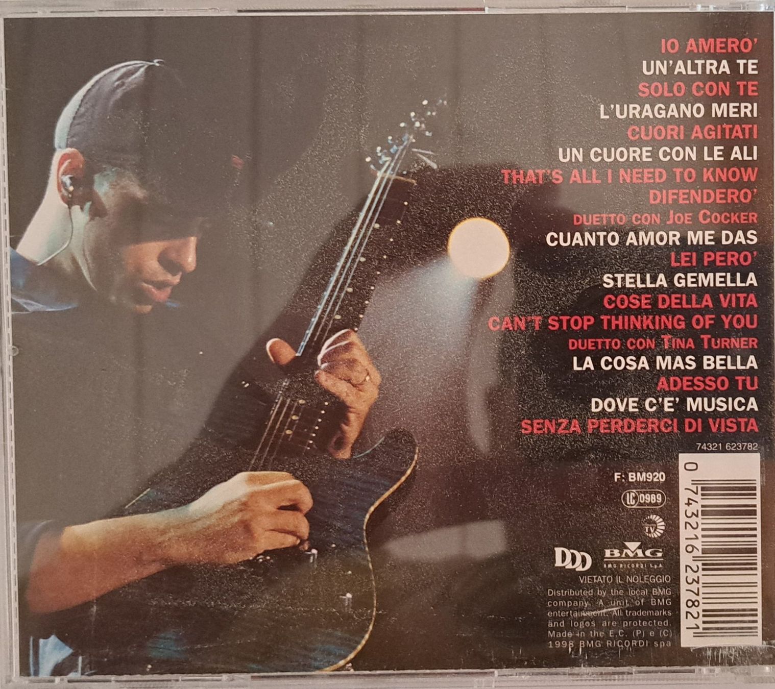 CDs: EROS RAMAZZOTTI - EROS LIVE – D'occasion à Tenniken par mik_6mxg 1
